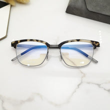 Load image into Gallery viewer, 2023 Denmark Pure Titanium Korean Lightweight Square Prescription Glasses Frame Men Eyewear Handmade Eyeglasses Women 9824