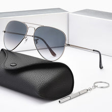Load image into Gallery viewer, 2023 Designer Titanium Alloy Sunglasses Polarized Men's Sun Glasses Women Pilot Gradient Eyewear Mirror Shades Oculos De Sol