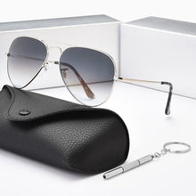 Load image into Gallery viewer, 2023 Designer Titanium Alloy Sunglasses Polarized Men's Sun Glasses Women Pilot Gradient Eyewear Mirror Shades Oculos De Sol