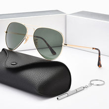 Load image into Gallery viewer, 2023 Designer Titanium Alloy Sunglasses Polarized Men's Sun Glasses Women Pilot Gradient Eyewear Mirror Shades Oculos De Sol