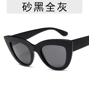 2023 European and American trend cat eye sunglasses women large frame sunglasses