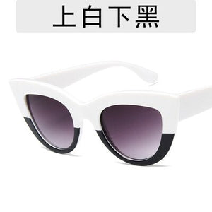 2023 European and American trend cat eye sunglasses women large frame sunglasses