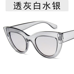 2023 European and American trend cat eye sunglasses women large frame sunglasses