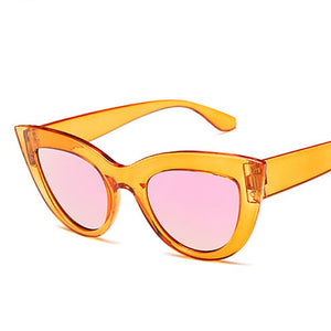 2023 European and American trend cat eye sunglasses women large frame sunglasses