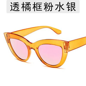 2023 European and American trend cat eye sunglasses women large frame sunglasses