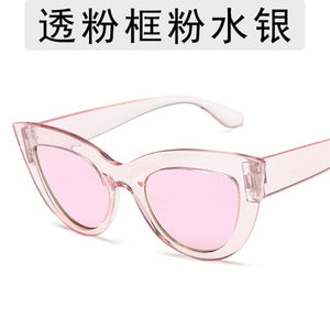 2023 European and American trend cat eye sunglasses women large frame sunglasses