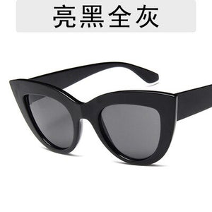 2023 European and American trend cat eye sunglasses women large frame sunglasses