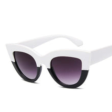 Load image into Gallery viewer, 2023 European and American trend cat eye sunglasses women large frame sunglasses