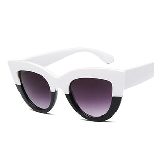 2023 European and American trend cat eye sunglasses women large frame sunglasses