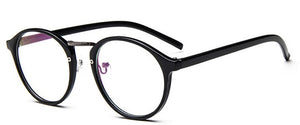 2022 Eye glasses Frame Women Men Transparent Round Spectacle Myopia Nerd Optical Glasses Frames Clear fake glasses Frame okulary