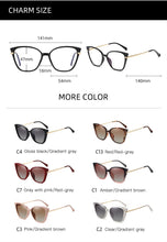 Load image into Gallery viewer, 2023 Eyeglasses Polarized Magnet Clip on glasses frame for women cat eye Myopia Prescription Glasses Optical sunglasses Eyewear