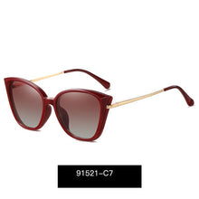 Load image into Gallery viewer, 2023 Eyeglasses Polarized Magnet Clip on glasses frame for women cat eye Myopia Prescription Glasses Optical sunglasses Eyewear