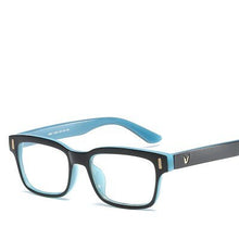 Load image into Gallery viewer, 2023 Fake Glasses Woman/Men Glasses Optical PC Frames Rectangle Glasses Frame Clear Lens Eyeware Black Blue Eye Glasses