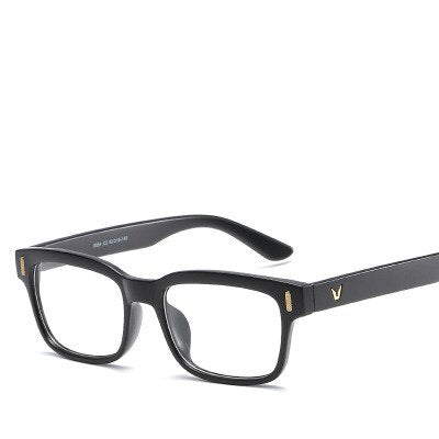 2023 Fake Glasses Woman/Men Glasses Optical PC Frames Rectangle Glasses Frame Clear Lens Eyeware Black Blue Eye Glasses