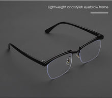 Load image into Gallery viewer, 2023 Anti Blue Ray Half  Eyeglasses Cool Tom Hardy Legend Style Men's Elegant Plain Glasses