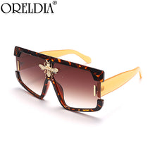 Load image into Gallery viewer, 2023 Big Frames Sunglasses Women One-piece Brand Designer Bee Sun Glasses Lady Punk Colorful Shades Eyeglasses UV400