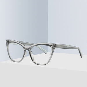 2022 Fashion Cat Eye Glasses Frame for Women Optical Retro eyeglasses frames Myopia Prescription anti blue ray glasses eyewear