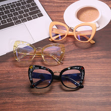 Load image into Gallery viewer, 2023 Cat Eye Glasses Women Men Computer Eyeglasses Optical Eye Glasses Blue Light Glasses Leopard Retro Spectacles Frame