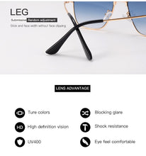 Load image into Gallery viewer, 2023 Classic Flight Seven 007 Rock Style Gradient Sunglasses Cool Men Vintage Brand Design Sun Glasses Oculos De Sol