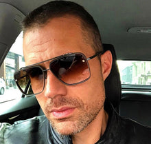 Load image into Gallery viewer, 2022 Fashion Classic Mach Six Style Gradient Pilot Sunglasses Cool Men Vintage Brand Design Sun Glasses UV400 Oculos De Sol