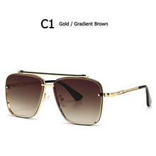 Load image into Gallery viewer, 2022 Fashion Classic Mach Six Style Gradient Pilot Sunglasses Cool Men Vintage Brand Design Sun Glasses UV400 Oculos De Sol