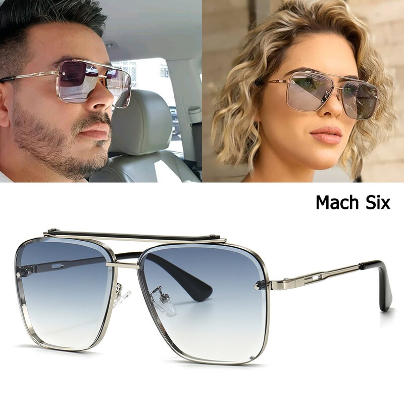 Mens best sale gradient sunglasses