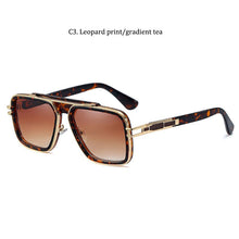 Load image into Gallery viewer, 2023  Classic Metal Mach Style Gradient Pilot Sunglasses Men Women Vintage Brand Design Sun Glasses Oculos de sol  UV400