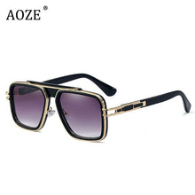 Load image into Gallery viewer, 2023  Classic Metal Mach Style Gradient Pilot Sunglasses Men Women Vintage Brand Design Sun Glasses Oculos de sol  UV400