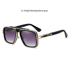 Load image into Gallery viewer, 2023  Classic Metal Mach Style Gradient Pilot Sunglasses Men Women Vintage Brand Design Sun Glasses unisex oculos de sol
