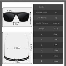 Load image into Gallery viewer, 2023 Classic Square Polarized Sunglasses Men Women Sports Outdoor Fishing Travel Colorful Sun Glasses UV400 Goggles