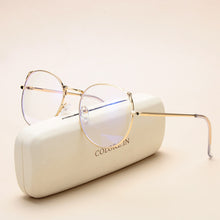 Load image into Gallery viewer, 2022  Computer Glasses Anti Blue Light Gaming Glasses Metal Retro Glasses Frame Anti Glare Eyeglasses Clear Lens Fake Gla