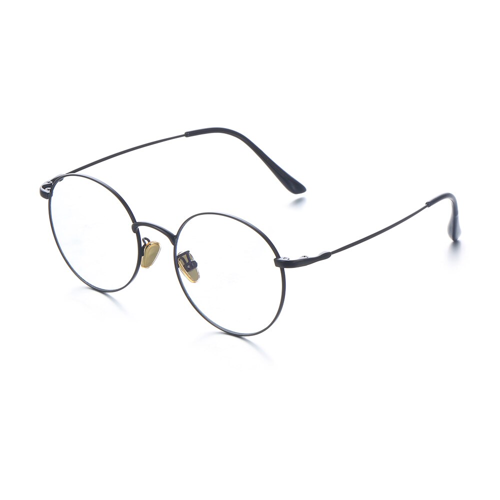 2022  Computer Glasses Anti Blue Light Gaming Glasses Metal Retro Glasses Frame Anti Glare Eyeglasses Clear Lens Fake Gla