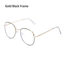 Load image into Gallery viewer, 2022  Computer Glasses Anti Blue Light Gaming Glasses Metal Retro Glasses Frame Anti Glare Eyeglasses Clear Lens Fake Gla