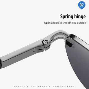 2023 Cool GRAND-EVO TWO Style Polarized Sunglasses Men Pilot Unique Retro Brand Design Driving Sun Glasses Oculos De Sol