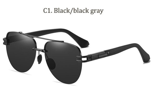 2023 Cool GRAND-EVO TWO Style Polarized Sunglasses Men Pilot Unique Retro Brand Design Driving Sun Glasses Oculos De Sol