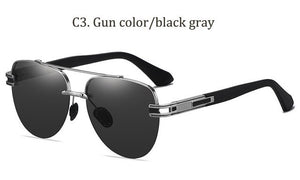2023 Cool GRAND-EVO TWO Style Polarized Sunglasses Pilot Men Unique Retro Brand Design Driving Sun Glasses Oculos De Sol