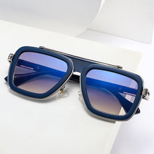 Load image into Gallery viewer, 2023 Cool Men Driving Glasses Goggle Summer Style Gradient Brown Sunglasses Vintage Pilot Sun Glasses Punk Oculos De Sol