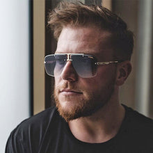 Carica l'immagine nel visualizzatore di Gallery, 2022 Fashion Cool Rimless Style Gradient aviation Sunglasses Unique Step Down Lens Brand Design Sun Glasses Oculos De Sol