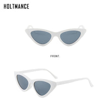 Load image into Gallery viewer, 2023 Cute Sexy Ladies Cat Eye Sunglasses Women Vintage Retro Small Triangular Cateye Sun Glasses Black Frame Eyewear