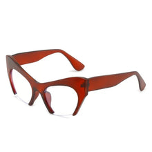 Load image into Gallery viewer, 2023 Eye Glasses Frame Half Rim Stylish Clear Optical Transparent Plastic Spectacles Outdoor Protect Women Eyewear