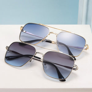 2023 Flight Seven 007 Rock Style Gradient Pilot Sunglasses For Men Square  Brand Design Sun Glasses Oculos De Sol