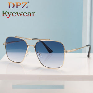 2023 Flight Seven 007 Rock Style Gradient Pilot Sunglasses For Men Square  Brand Design Sun Glasses Oculos De Sol