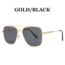 Load image into Gallery viewer, 2023 Flight Seven 007 Rock Style Gradient Pilot Sunglasses For Men Square  Brand Design Sun Glasses Oculos De Sol