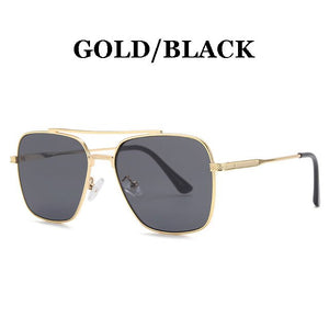 2023 Flight Seven 007 Rock Style Gradient Pilot Sunglasses For Men Square  Brand Design Sun Glasses Oculos De Sol