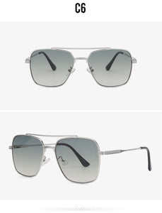 2023 Flight Seven 007 Rock Style Gradient Pilot Sunglasses For Men Square  Brand Design Sun Glasses Oculos De Sol