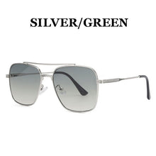 Load image into Gallery viewer, 2023 Flight Seven 007 Rock Style Gradient Pilot Sunglasses For Men Square  Brand Design Sun Glasses Oculos De Sol