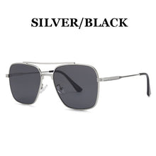Load image into Gallery viewer, 2023 Flight Seven 007 Rock Style Gradient Pilot Sunglasses For Men Square  Brand Design Sun Glasses Oculos De Sol
