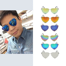 Load image into Gallery viewer, 2023 Heart Shaped Sunglasses Metal Rimless Glasses Ocean Lenses Sun Glasses Dustproof Goggles Uv400 Eyewear Accessories