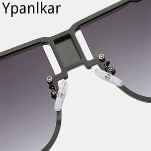 2023 Men Cool Unique Square Aviation Style Sunglasses Men Brand Design Sun Glasses