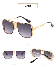 Load image into Gallery viewer, 2023 Men Cool Unique Square Aviation Style Sunglasses Men Brand Design Sun Glasses